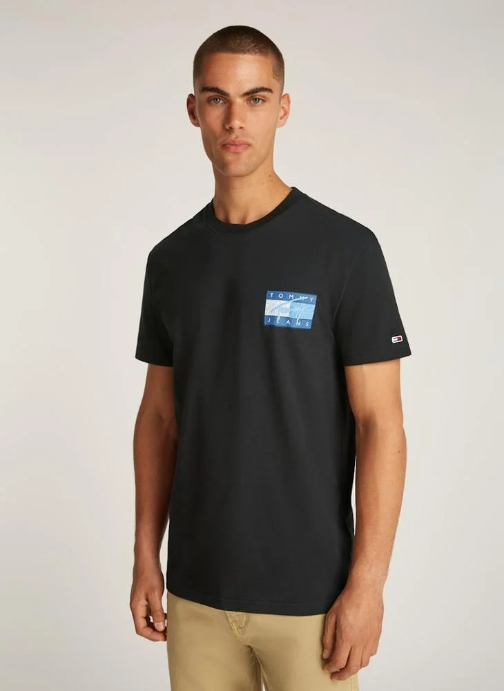 تومي جينز Logo Crew Neck T-Shirt