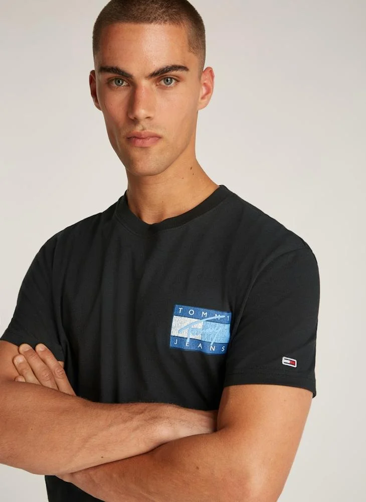 تومي جينز Logo Crew Neck T-Shirt