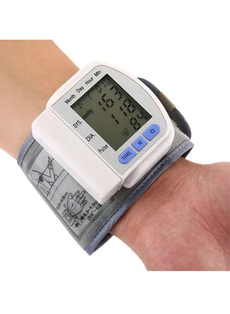 Arabest CK-102S Digital LCD Automatic Wrist Watch Blood Pressure Monitor Heart Beat Rate Pulse Meter - Image 3