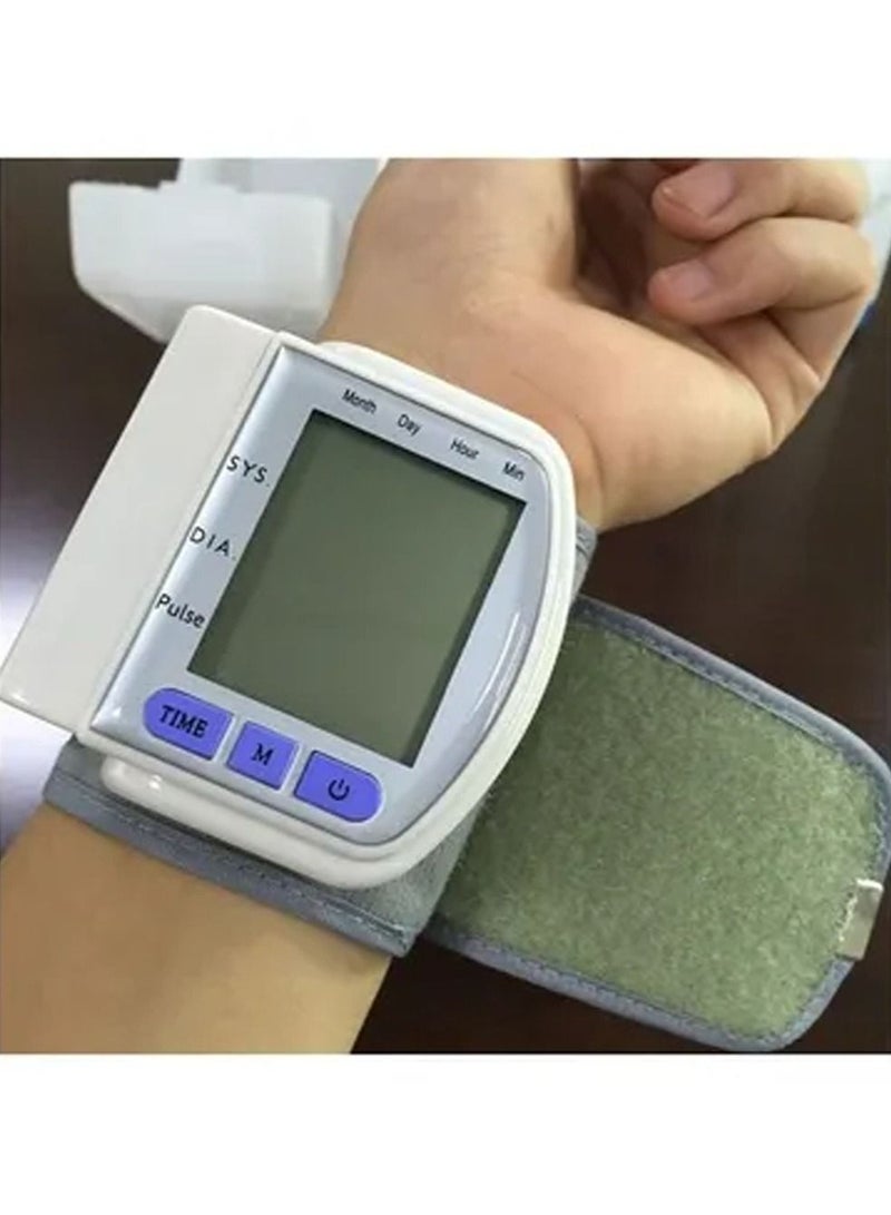 Arabest CK-102S Digital LCD Automatic Wrist Watch Blood Pressure Monitor Heart Beat Rate Pulse Meter - Image 4