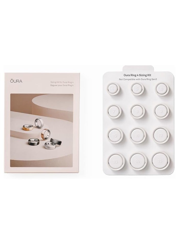 Oura Ring 4 Sizing Kit - Size Before You Buy Oura Ring 4 - Unique Sizing - Receive Credit for Purchase - Image 1