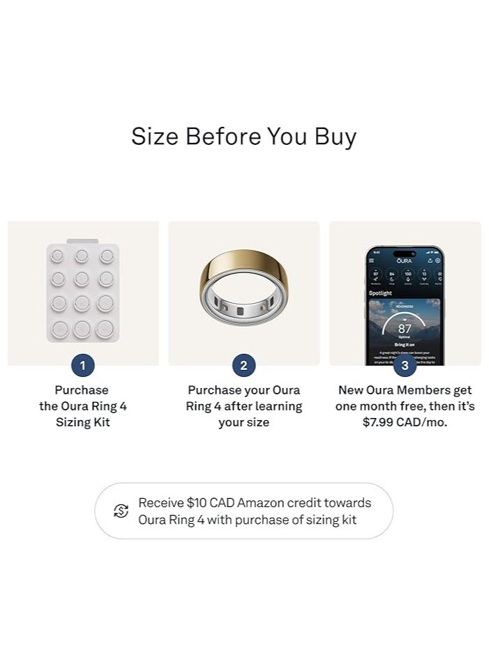 Oura Ring 4 Sizing Kit - Size Before You Buy Oura Ring 4 - Unique Sizing - Receive Credit for Purchase - Image 3