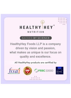 Healthy HealthyHey Nutrition Psyllium Husk 99% - Fibre Support - Pack of 400 gram Powder  - Image 4