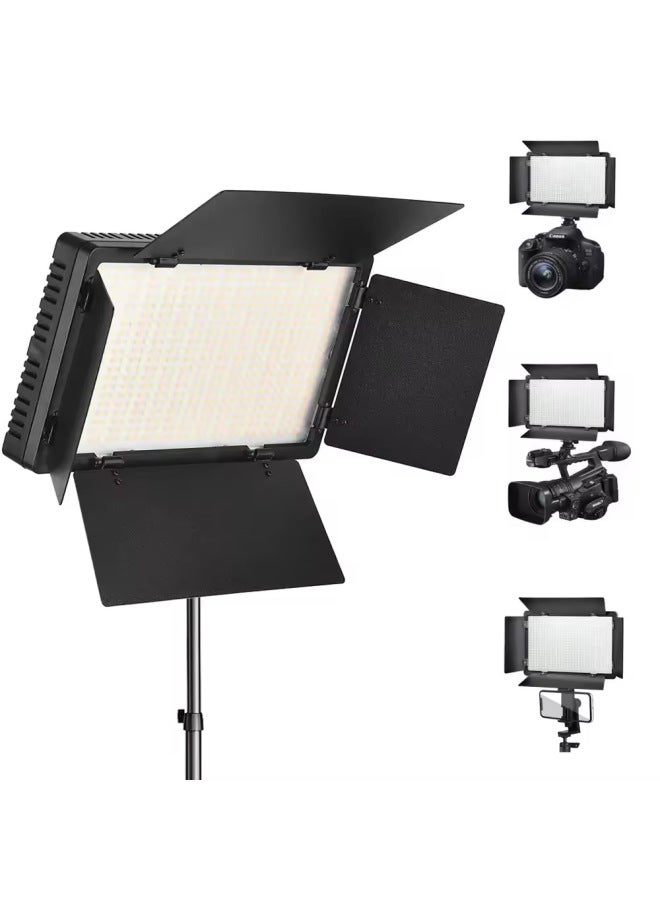 إسكدنيا LED U600 U800 Four-leaf Bezel Indoor And Outdoor Dual-purpose Live Photography Fill Light-Specifications:Outdoor Battery - Image 2