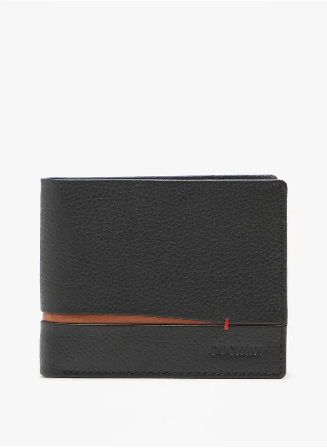 DUCHINI Men's Solid Bi-Fold Wallet