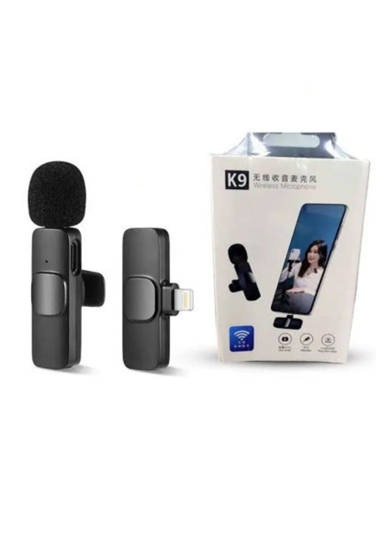 K9 Microphone Wireless Lavalier(2 Pcs) | Ideal for USB, I/Phone, Smart/phones, IPads and Macs with port, Android devices, laptops with USBC Port | Auto Noise Reduction - Image 2