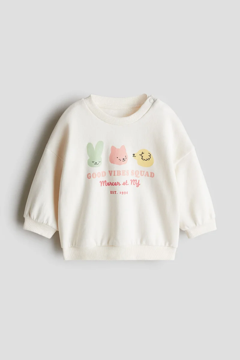 اتش اند ام Printed sweatshirt
