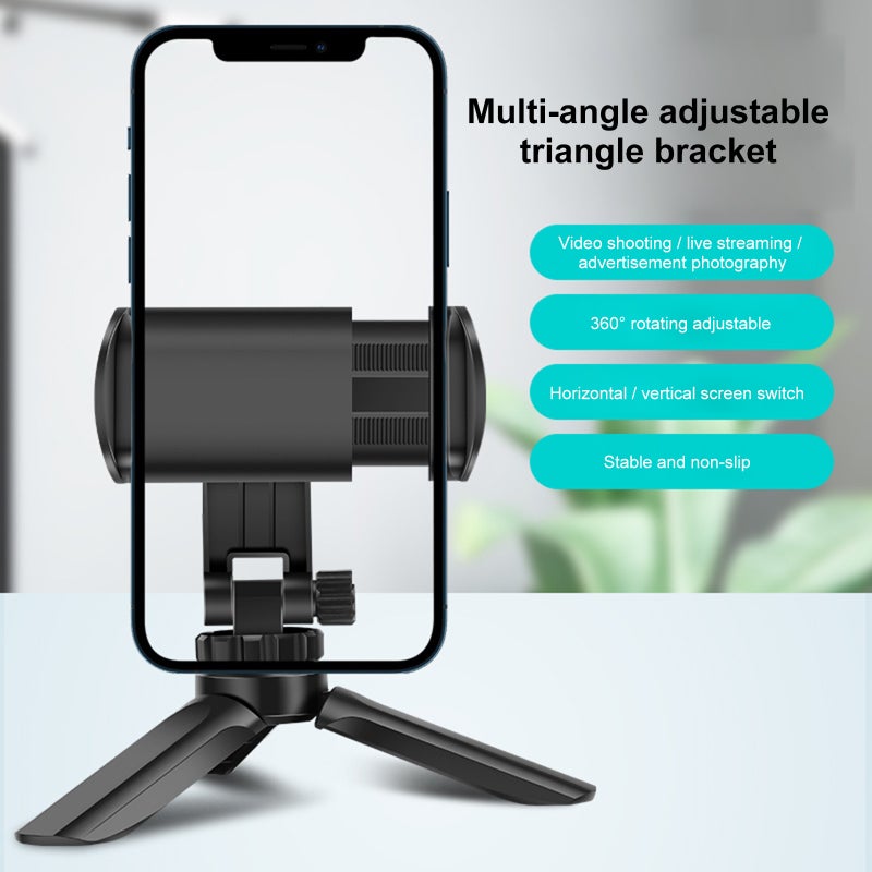Cross-border new portable mini tripod mobile phone live SLR camera desktop tripod stabilizer bracket K550 green neutral - Image 3