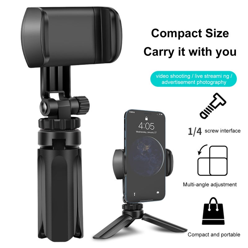 Cross-border new portable mini tripod mobile phone live SLR camera desktop tripod stabilizer bracket K550 green neutral - Image 2