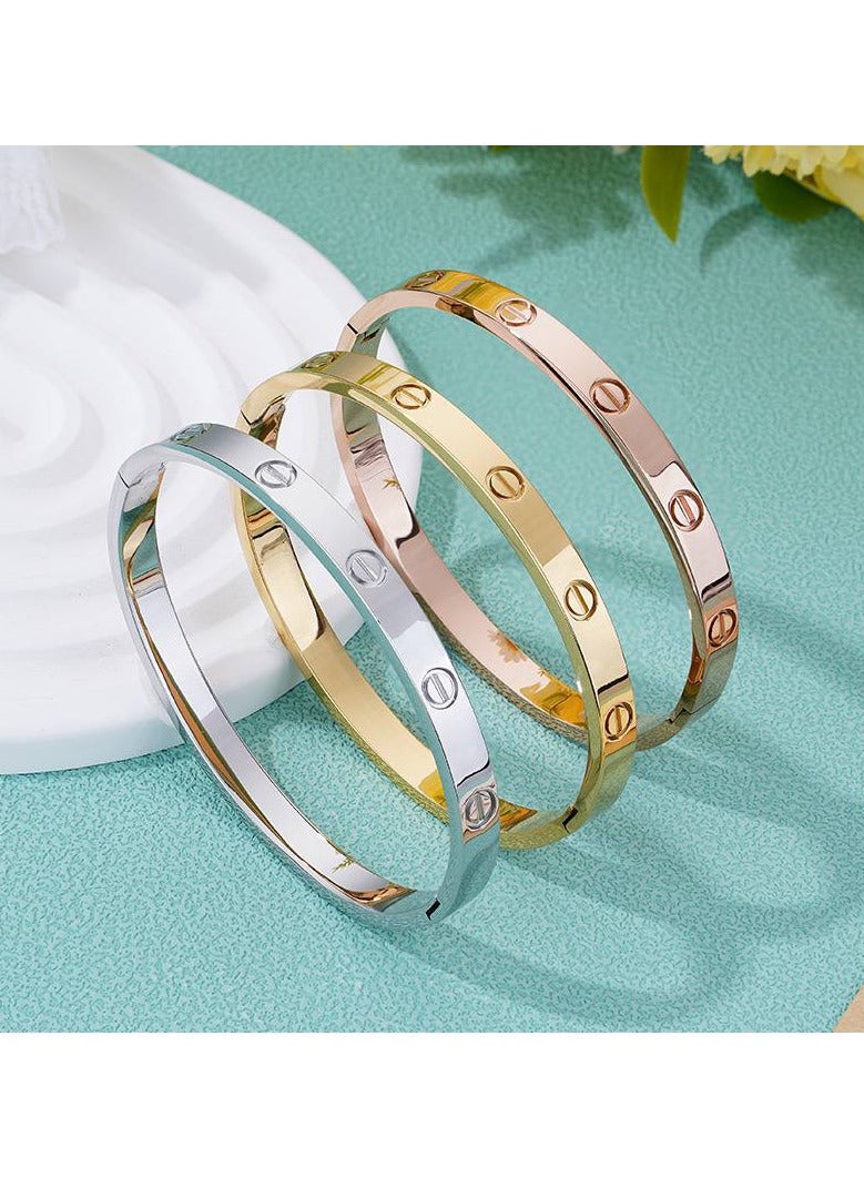Original Cartier bracelet set - three pieces (gold, silver, rose gold) - Image 2