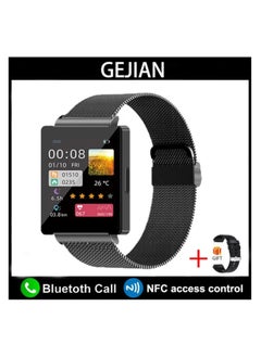 gejian NFC Smart Watch Men Women 1.85 Full Touch Screen Waterproof Sports Fitness Bracelet Bluetooth Call Smartwatch  - Image 1