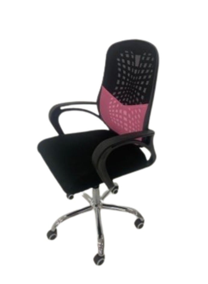 elhelow style Luxury Mananger Chair Black And Red 50X50X110 Cm 