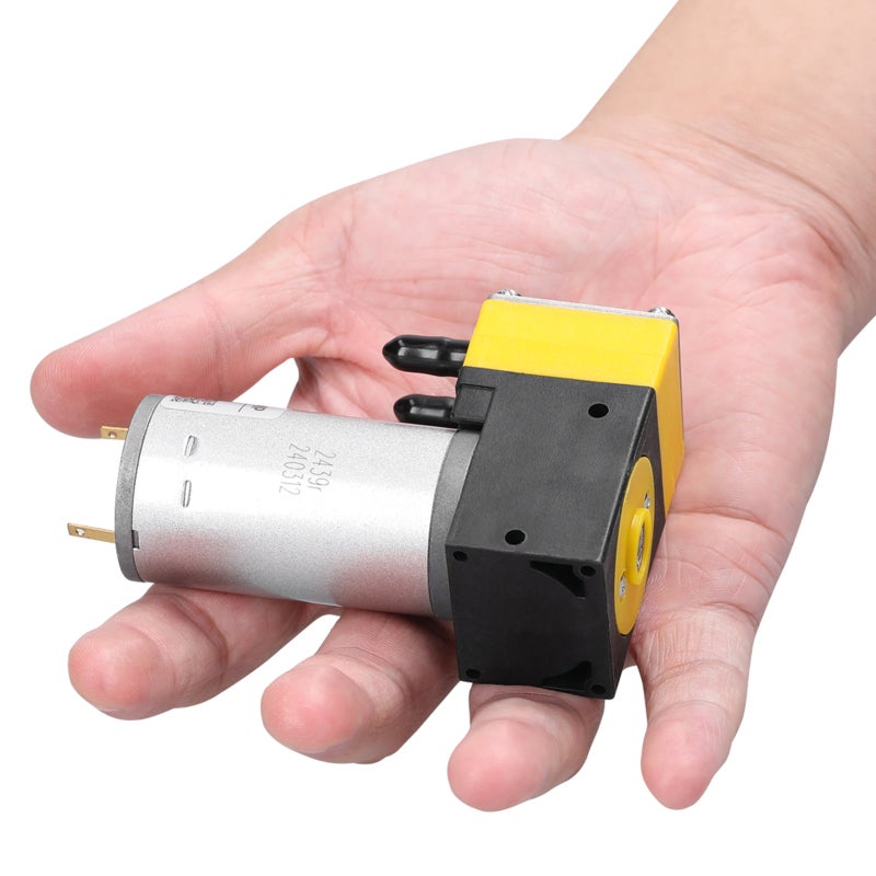 Miniature Diaphragm Pump: 12V, Simple Powerful Design - Reliable 3 Bar Pressure Handling Compact Diaphragm Pump for Space-Constrained Installations, Industrial Liquid Applications - Image 2