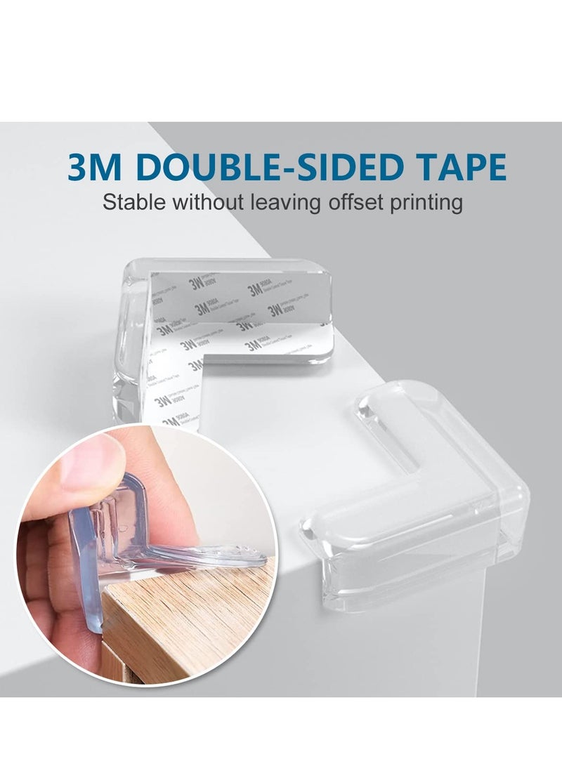 الأطفال شفافة المضادة للتصادم ركن السلامة سماكة الطفل المضادة للتصادم طاولة الزاوية وسادة الأثاث حافة الزاوية ( 10 قطعة ل نوع ) - Image 3