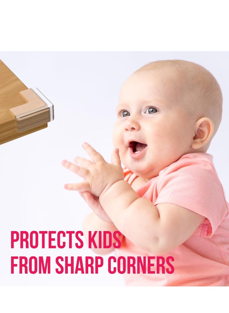 الأطفال شفافة المضادة للتصادم ركن السلامة سماكة الطفل المضادة للتصادم طاولة الزاوية وسادة الأثاث حافة الزاوية ( 10 قطعة ل نوع ) - Image 4