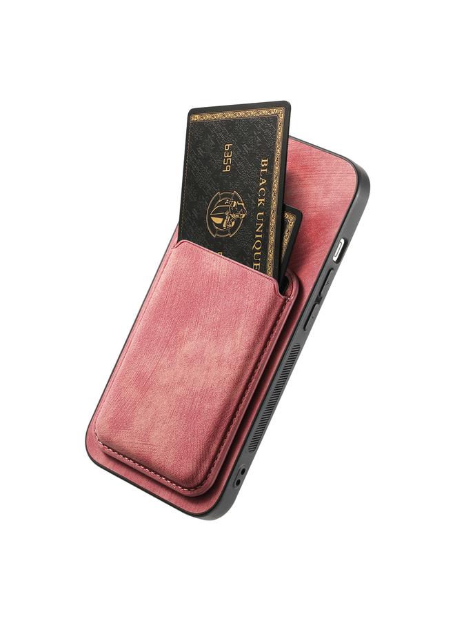 S-TOP Case For iPhone X / XS Retro Leather Card Bag Magnetic Phone Case - Image 4