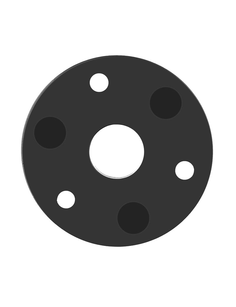 Bogart Guitar Jack Socket Plate Round Metal Output Jack Plate Cover for Guitar Bass Ukulele Banjo Mandolin with Mounting Screws Black. HJ 008-BK - Image 2