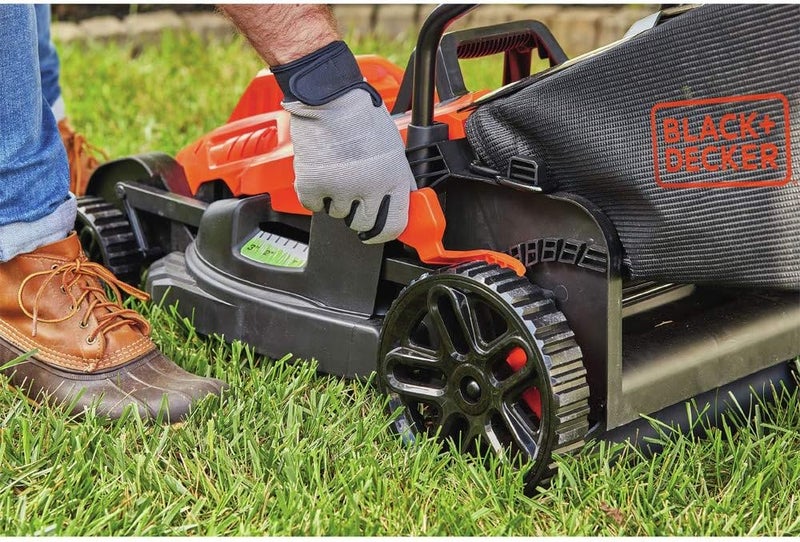 BLACK+DECKER Electric Lawn Mower with Bike Handle, 15-Inch, 10-Amp, Corded (BEMW472BH) - Image 5