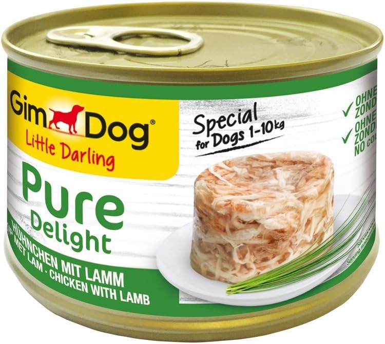 جيمدوج جيمبورن جيمدوج ليتل دارلينج بور ديلايت (Gimborn Gimdog Little Darling Pure Delight) دجاج بلحم الضأن، 150 جرام - Image 1