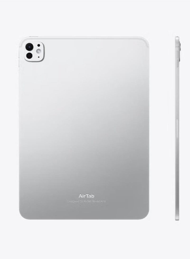 AirTab Pro Android Tablet with Arabic Keyboard, 10.1-Inch FHD Display, 16GB RAM, 1TB ROM, 10000mAh Battery – Dual SIM, Wi-Fi, Bluetooth – Ideal for Study, Work & Gaming – Titanium Finish - Image 2