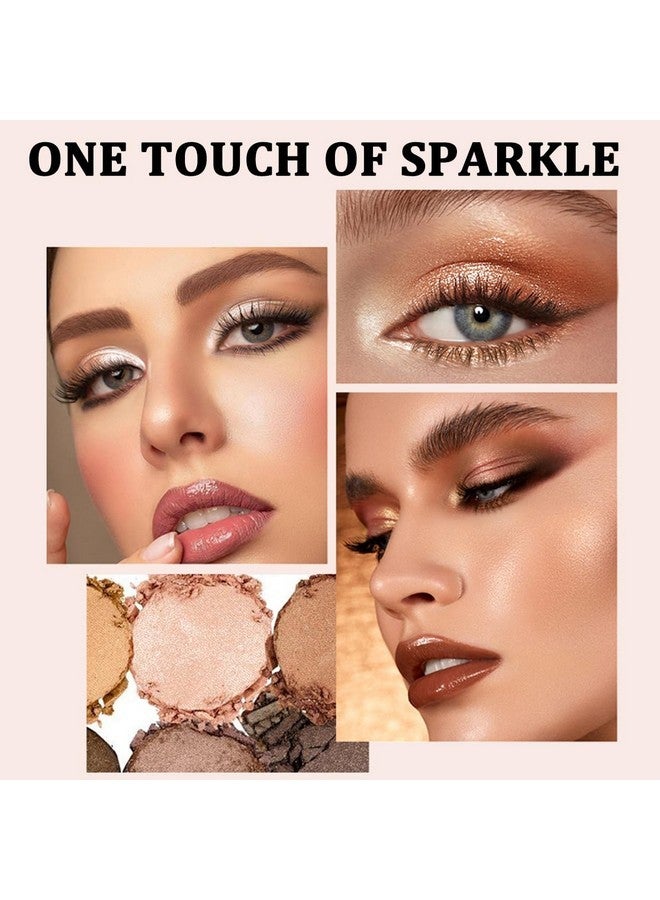 TEEROVA Eyeshadow Stick, 6 Pcs Muti-Color Eyeshadow Pen Set, Creamy Waterproof Long Lasting Eye Makeup Kit, Shimmer Glitter Metal Color Contour Stick - Image 3