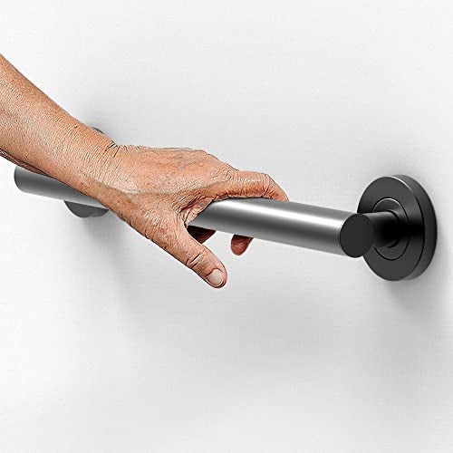 AquaChase ADA Compliant Grab Bar, 500lbs Weight Support for Bath Safety (16 inch, Matte Black) - Image 3