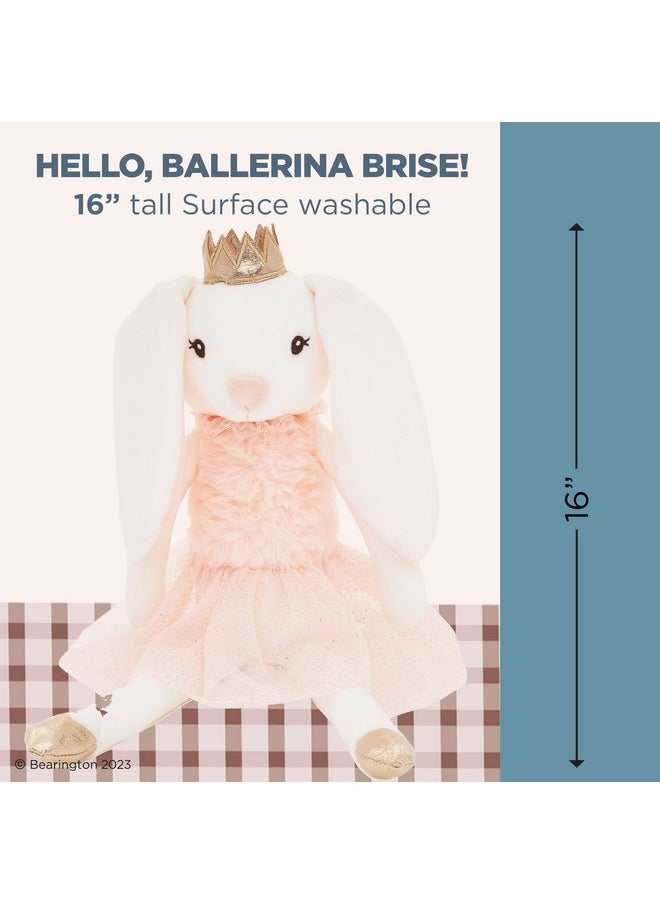 Bearington Collection - Bearington Brise The Ballerina Bunny Stuffed Animal 16 Inch Plush Bunny - Image 1