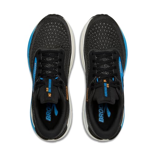 Brooks Men’s Adrenaline GTS 24 Supportive Running Shoe - Black/Ebony/Cloissonne - 10 Medium - Image 5