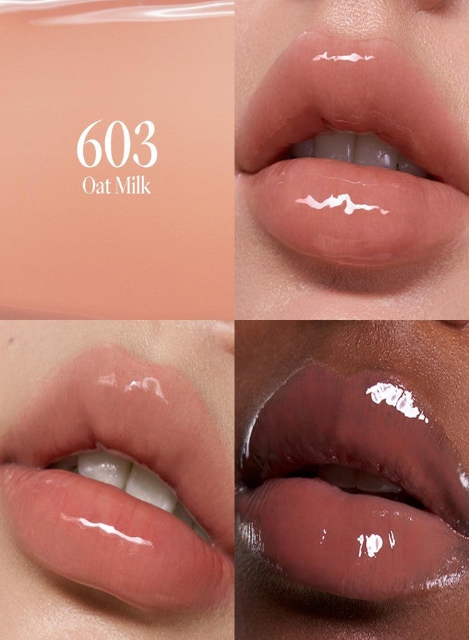Joocyee Glazed Gloss Mirror Shine Lip Gloss Sheer Nude High Shine Lightweight Hydrating Moisturizing Smooth Lips Sheer Glow - Image 3