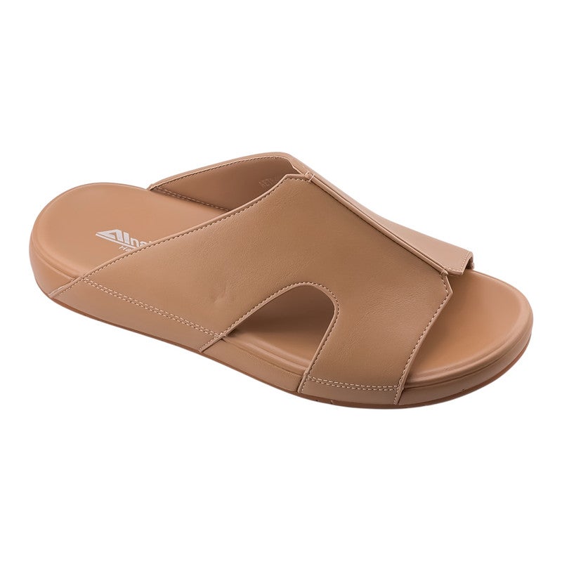 إيت صندل عربي يدوي الصنع للرجال من AET | شبشب رجالي خارجي | شبشب مفتوح من الأمام للاستخدام اليومي | جلد عربي أصلي| تصميم عربي جديد | نعل داخلي مختلف اللون| مريح وخفيف الوزن - Image 1