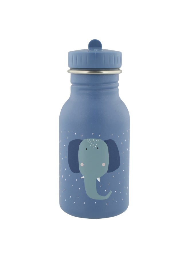 Trixie Stainless Steel Water Bottle - 350ml - Mrs. Elephant - Image 1