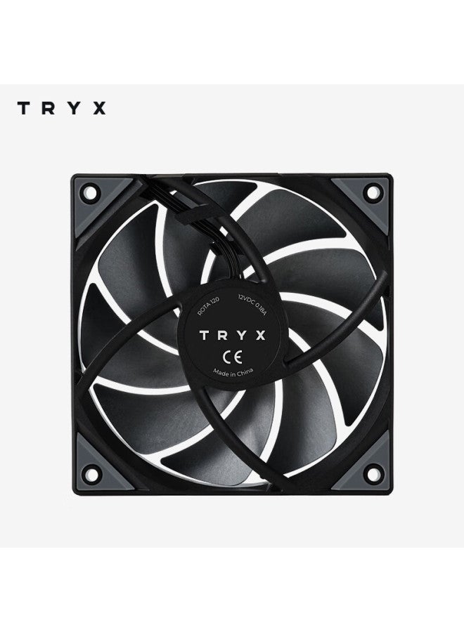 Tryx Rota Dark Star Pro 120mm High-performance Fan, Black - Image 2