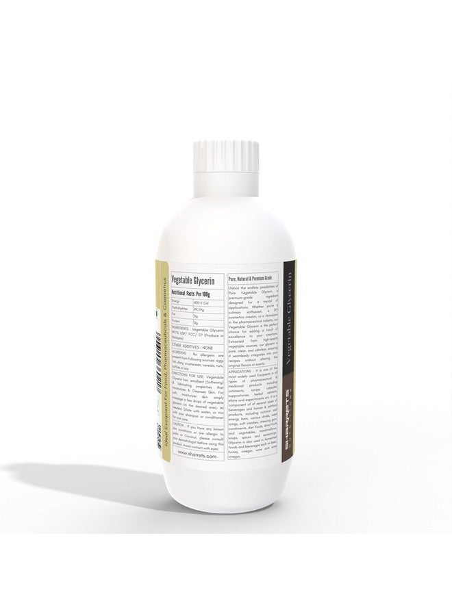 Sharrets Vegetable Glycerin Usp And Food Grade 1 Kg Versatile For Skincare Cooking Baking Moisturizer And Diy - Image 2