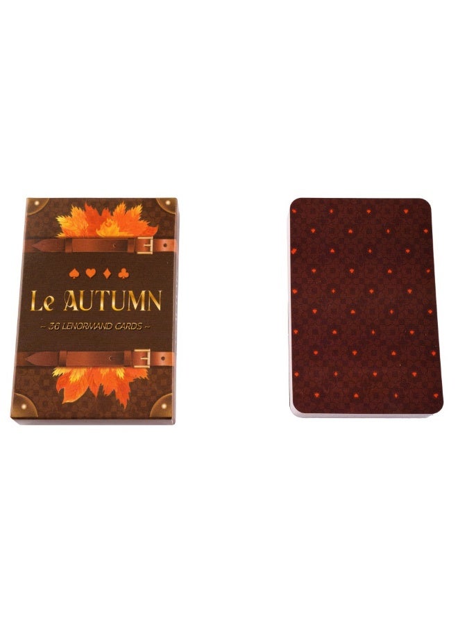 NIBEMINENT Energy-bestowing type Sun Golden Autumn Lenormand Card to enhance your Aura - Image 2