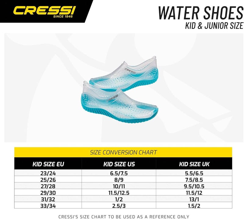 كريسي أحذية مائية من نوع “Cressi Water Shoes للأطفال”، نسائية وذكورية، مناسبة لجميع أنواع الأنشطة الرياضية المائية - Image 4