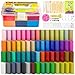 CyAJM Polymer Clay 60 Colors Modeling Clay for Kids Oven Baked Model Clay NonSticky with Sculpting Tools DIY Starter Kitsand Accessories - Image 3