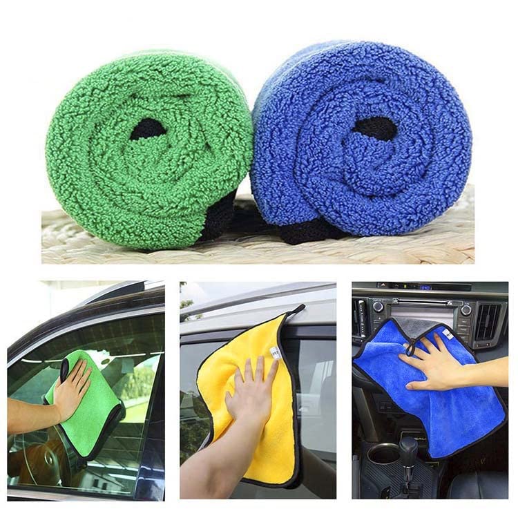 Auto Hub Microfiber Car Cleaning Cloth - Og Soft 800 Gsm (30X40 Cm) Microfiber Cloth For Car And Bike - Scratchless Drying And Detailing 30X40 Cm, Pack Of 6, Mix, Multicolor - Image 2