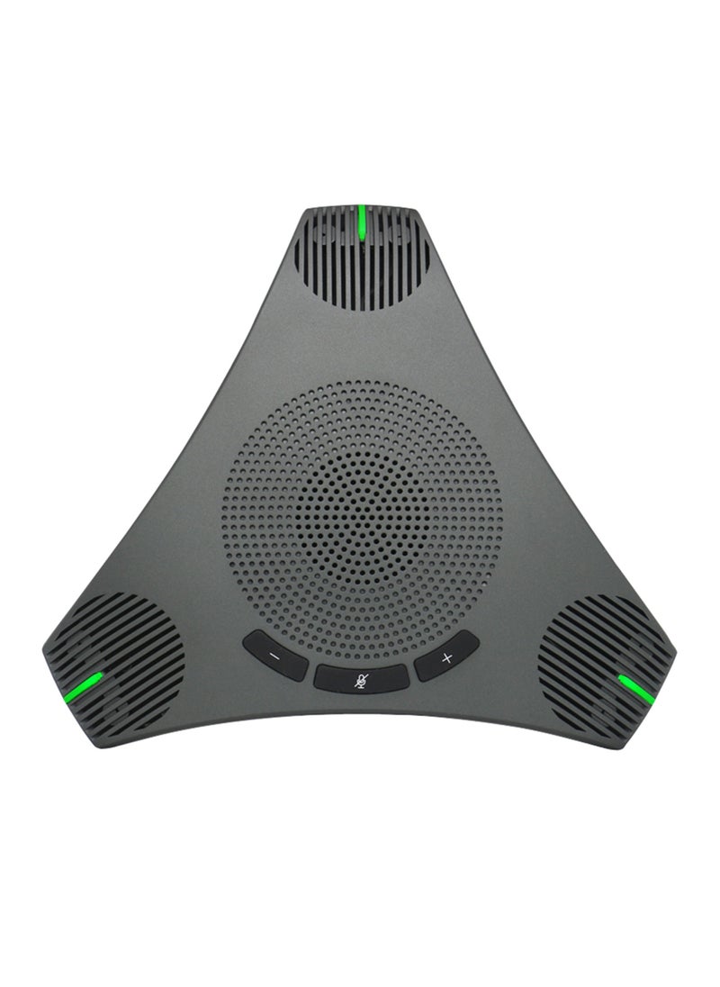 Aibecy - USB Speakerphone Conference Microphone Omnidirectional Computer Mic 360° Voice Pickup with Mute Key for Video Conference - Image 1