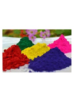 TOTA Pack of 5 Tota Herbal Gulal 80g packs, total 400-gram different colors  - Image 1
