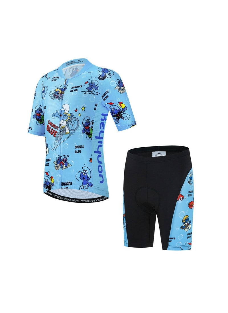 KUYING GR New Summer Outdoor Sunscreen Moisture Absorption Quick Drying Bicycle Women's Cycling Clothing Set  - Image 1