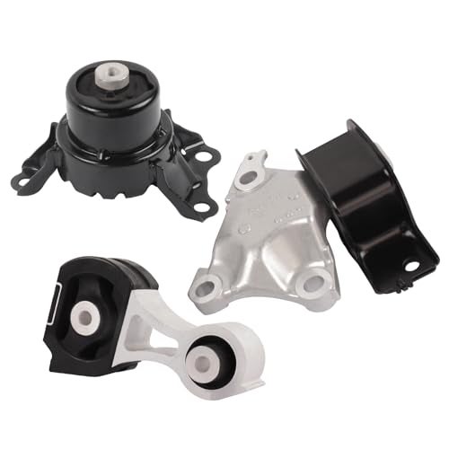 LOONGRIE Engine Motor and Transmission Mount Kit Compatible with HRV 20162022 18L AWD Automatic Transmission Replace OE A65064 50822T9A013 A45008 50850T7W003 A65139 50890T7L000 Set of 3 - Image 1