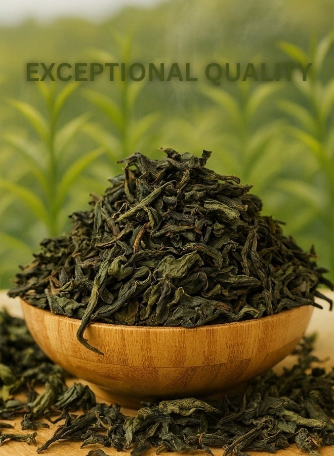 زهر شاي أخضر إيراني - أوراق مجففة فاخرة من الأعشاب | أعشاب خضراء طبيعية مزروعة بطريقة مستدامة | أوراق شاي مجففة للاستخدام العشبي - Image 3