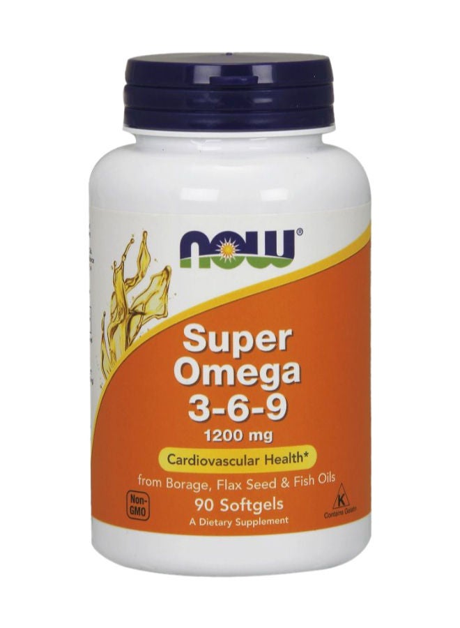 now Super Omega 3-6-9 Softgels 90's - Image 1