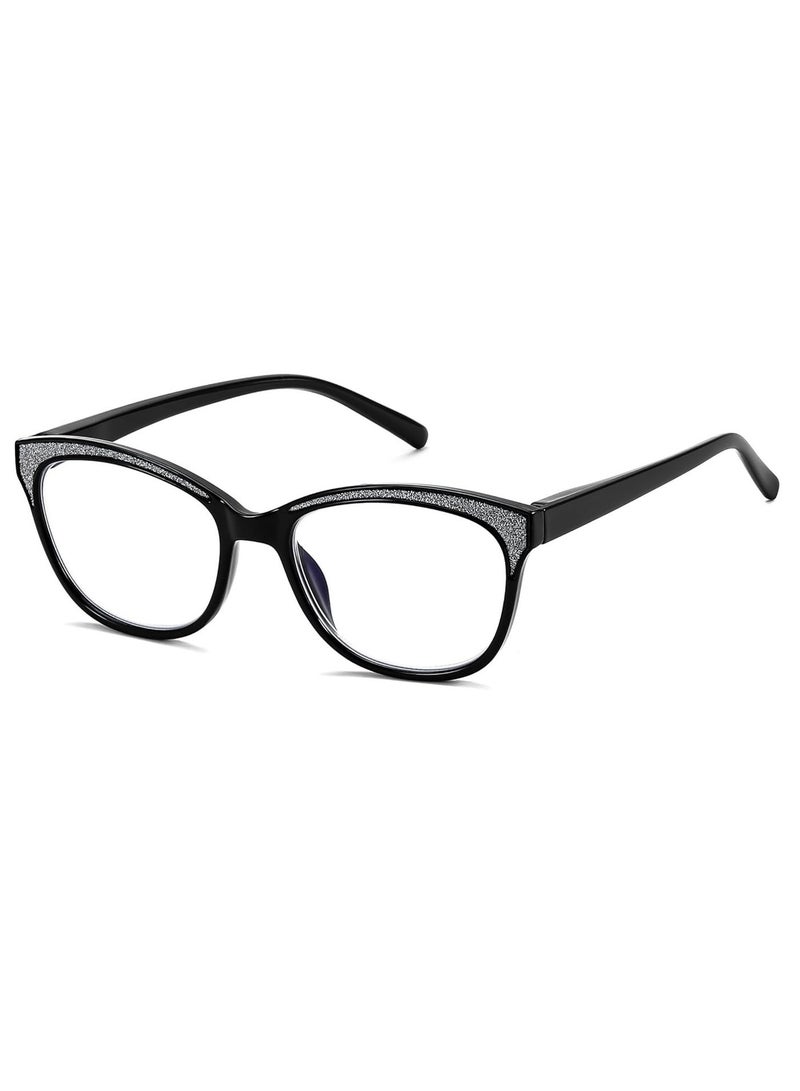 Reading Glasses for Men and Women, Computer Glasses, Anti-Blue Light Glasses, Blue Light Filter Glasses, Cat Eye Reading Glasses, Spring-Hinged Reading Aid, Exclusively from Seller INFINITYHANDMADE - Image 1