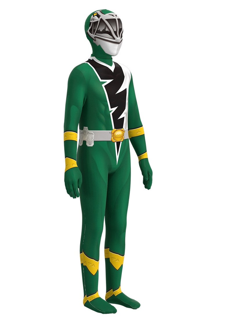 Knight Dragon Sentai Dragon Dresser cos suit tight jumpsuit stage dress up costume - Image 3