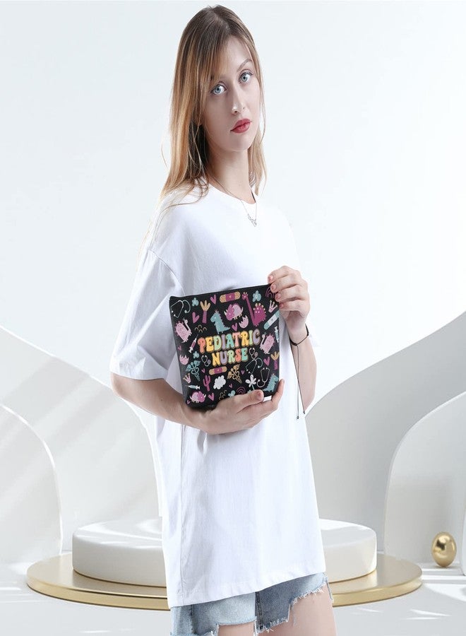 حقيبة مستحضرات تجميل بسحاب من WCGXKO، هدية لممرضة أطفال، هدية لخريجة ممرضة أطفال مسجلة (ممرضة أطفال) - Image 5