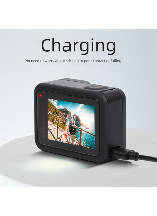 Applicable GoPro Hero8/9/1011/camera Battery Replacement Cover Rechargeable Side Cover Battery Cover Accessories-Color:hheroGopro12/11/10/9 Rechargeable Plastic Side Cover - Image 3