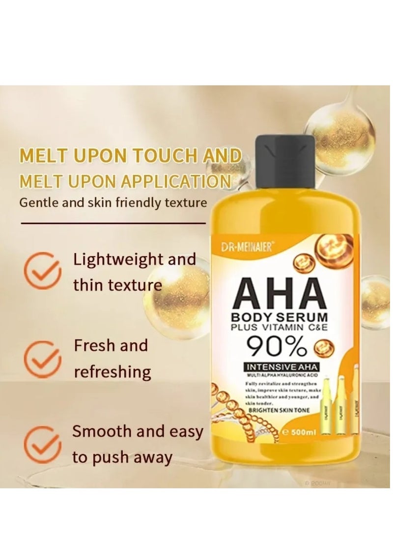 DR.MEINAIER DR-MEINAIER AHA Body Serum Plus Vitamin C&E 90% 500ml - Image 4