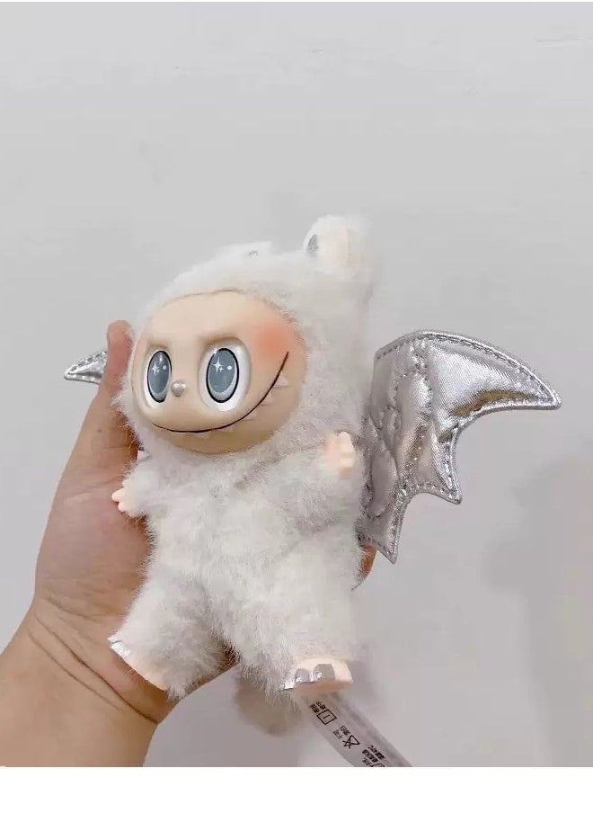 Generic - Labubu THE MONSTERS Exciting Macaron Vinyl Face Series Figures Toy Adorable Lovely Personalized Doll White - Image 1