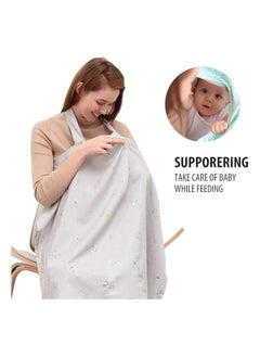 Moro Moro Breastfeeding Cover with Adjustable Strap – Full Coverage & Breathable Fabric  - Image 3